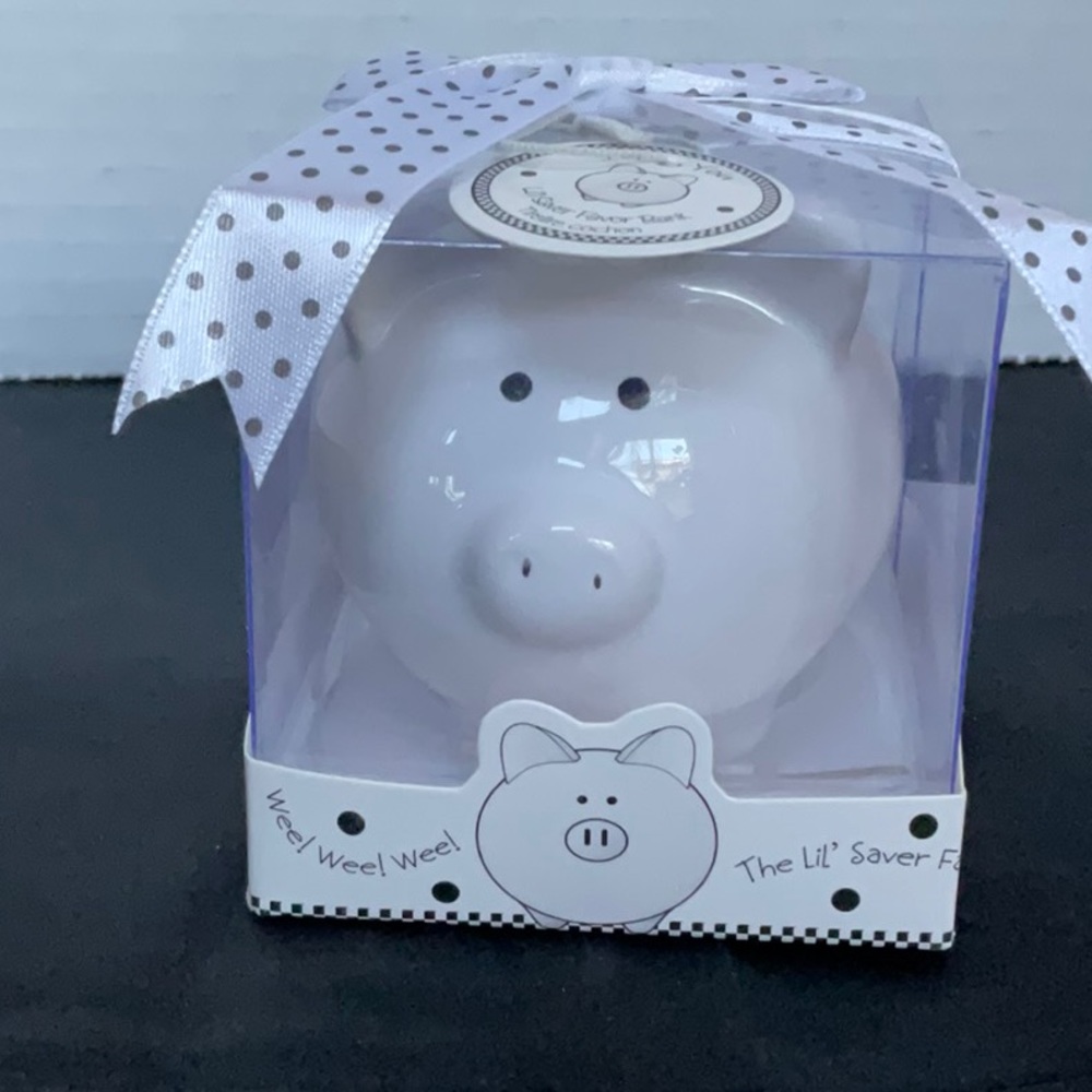 New Kate Aspen small piggy bank.